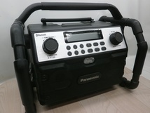 中古　Panasonic パナソニック　工事用 充電ラジオ＆ワイヤレススピーカー　EZ37A2　充電式ラジオ　動作品_画像2