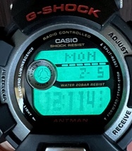 美品！ レア！ CASIO カシオ G-SHOCK Master of G 電波時計　ANTMAN アントマン GW-100 ジーショック_画像10