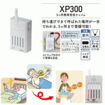 【平日15時まで即日出荷】増設用 5か所携帯型呼び出しチャイム 単品(XP300)【呼び出し ベル 呼出 ナースコール インターホン ワイヤレス】_画像7