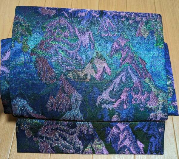 最高級品　織の宝石「佐波理」袋帯　ワンタッチ帯仕様　高貴な紫