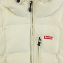 Supreme シュプリーム コムデギャルソンシャツ ナイロンベスト 14AW Iridescent Puffy Vest イリディセントパフィー 白 XL 71008598_画像3