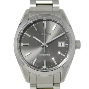 美品 CITIZEN シチズン NB1050-59H 自動巻き メカニカル コレクション 38mm 9011-S125804 シルバー 30012652