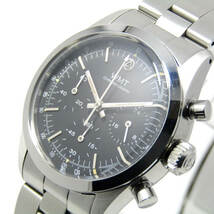 美品 WMT WATCHES ダブルエムティー GP1 Classic Black Dial クロノグラフ SS クオーツ 腕時計 ブラック 黒 30012667_画像2