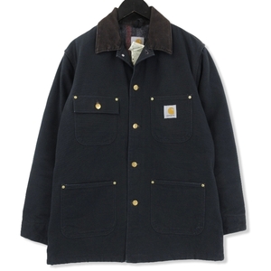 Carhartt カーハート ダック チョアコート 2009年製 00s ブランケットライナー Duck Chore Coat ワークジャケット 黒 36 71008706