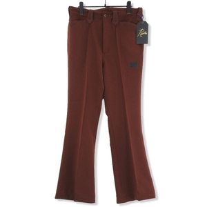 未使用 Needles ニードルス ウエスタンパンツ NS149 Western Leisure Pant スラックスパンツ ブラウン S タグ付き 71008768