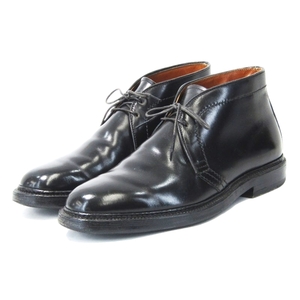 Alden オールデン US7E 25cm チャッカブーツ 1340 シェルコードバン バリーラスト Chukka Boot ブラック 黒 10007219