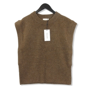 未使用 Holzweiler ホルツワイラー ニット ベスト 12966110415 Sane Knit Vest 21-04 レディース ブラウン M/L 22000258