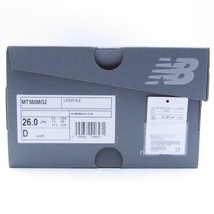 未使用 New Balance ニューバランス 26cm MT580MG2 ランニングシューズ ヘアリースエード/メッシュアッパー グレー 22000286_画像9