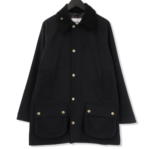 美品 Barbour バブアー ビューフォート 222MCAS021 ウール バーニーズニューヨーク限定 ブラック 黒 38 71008814