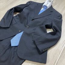 J.PRESS　ジェイプレス　『紳士の風貌』　YA4（M程度）　ダークネイビー　ストライプ　紺　スーツ　ウール　セットアップ　メンズ_画像5