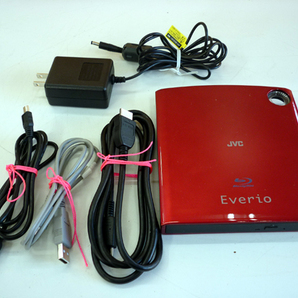 JVCケンウッド ハイビジョンメモリームービー Everio GZ-E600 2013年製 レッド BDライター CU-BD5 2013年製 セット KENWOODの画像9