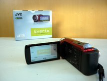JVCケンウッド ハイビジョンメモリームービー Everio GZ-E600 2013年製 レッド BDライター CU-BD5 2013年製 セット KENWOOD_画像2