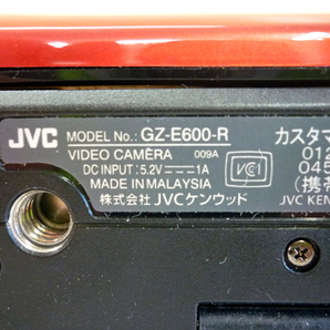 JVCケンウッド ハイビジョンメモリームービー Everio GZ-E600 2013年製 レッド BDライター CU-BD5 2013年製 セット KENWOODの画像7