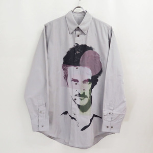 80s 90s Y's At Work x Gottfried Helnwein Portrait Photo Shirt for men Vintage ワイズ ゴットフリートヘルンヴァイン フォト シャツ