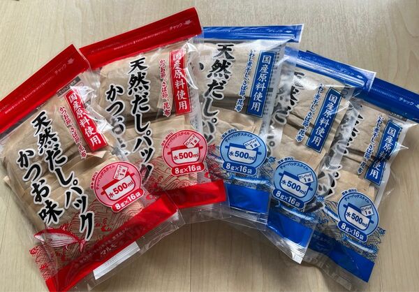 【業務用お得サイズ】マルモ国産天然だしいりこ味×3かつお味×2（小分計80袋）