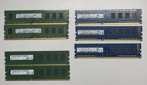 【送料無料】DDR3 PC3-12800U SAMSUNG 4GB×2枚,HYNIX 4GB×3枚、PC3L-12800U MICRON 8GB×2枚 ディスクトップ 0207