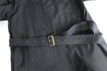 GIORGIO ARMANI ジョルジオアルマーニ ロングコート コート 上着 アウター ジャケット ブラック メンズ 紳士 1041-AS_画像10