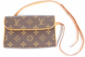 LOUIS VUITTON ルイヴィトン LV モノグラム フロランティーヌ ポシェット ポーチ 小物入れ ブラウン 1001-AS