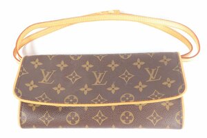 LOUIS VUITTON ルイヴィトン モノグラム ポシェットツインGM ショルダーバッグ クラッチ 斜め掛け 肩掛け 2WAY レディース かばん 1005-TE