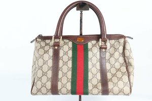 GUCCI グッチ オールドグッチ GGスプリーム シェリーライン ミニボストン レディース かばん 1066-TE