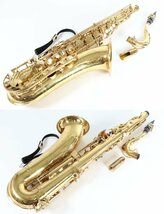 NIKKAN ニッカン IMPERIALE インペリアル サックス 管楽器 ゴールド ハードケース入り 彫刻有 1101-MF_画像2