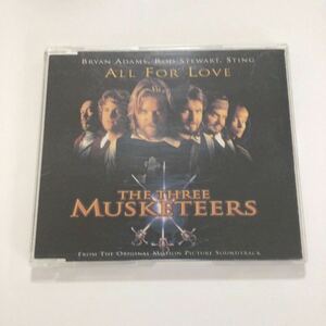 シングルCD 「ALL FOR LOVE（三銃士主題歌）」　ブライアン・アダムス、スティング、ロッド・スチュワート