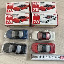 【A0260-14】中古超美品『TOMY 1/59 赤箱 トミカ №78 ホンダ NSX 1991 スーパースピード/サスペンション 4台セット』ミニカー _画像9