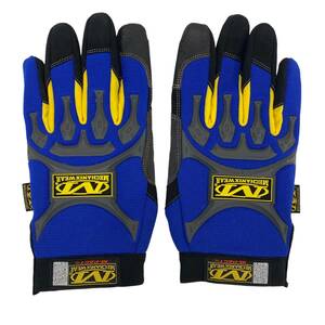 【未使用品】 MECHANIX メカニクス M-PACT グローブ 　青系/黄色系/黒系　ブルー系/イエロー系/ブラック系　M/9サイズ　6454-K