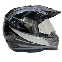 【即決】 Arai アライ オフロードヘルメットTOUR CROSS 3 ツアークロス3 CONTRAST コントラスト 黒系 ブラック系 XLサイズ　6660-100_画像4