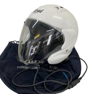 【即決】 ARAI アライ MZF　ジェットヘルメット 白系 ホワイト系 Sサイズ 6774-100
