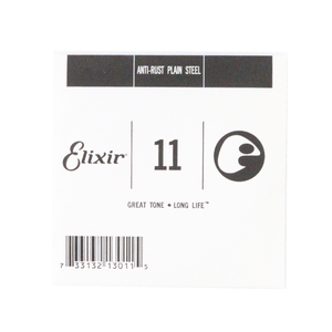 ELIXIR エリクサー 13011 011弦×4本 ANTI RUST PLAIN プレーン弦 ギター用バラ弦