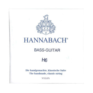 ハナバッハ クラシックギター弦 バラ弦 6弦 3本 HANNABACH BASS-GUITAR 8426MT ギター弦 クラギ弦