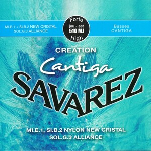 サバレス 弦 SAVAREZ 510MJ CREATION Cantiga High tension SET クラシックギター弦 クリエーション カンティーガ ハイテンション