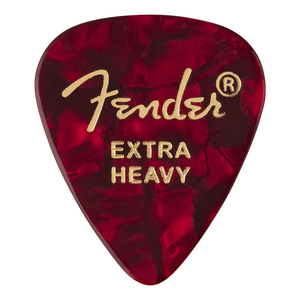 ギターピック 12枚 セット フェンダー エクストラヘビー 351 Shape Premium Picks Extra Heavy Red Moto Fender