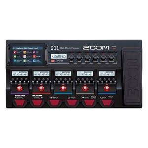 ZOOM G11 ズーム ギター用 マルチエフェクト ５インチタッチスクリーン