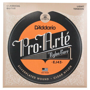 ダダリオ 弦 クラシックギター弦 5セット D'Addario EJ43 ×5SET プロアルテ ライトテンション