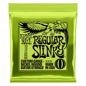 アーニーボール 【3セット】 ERNIE BALL 10-46 Regular Slinky (2221) エレキギター弦