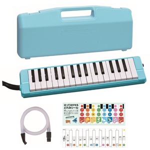 zen on melodica 32 key all sound C-32B blue Alto hard case model 