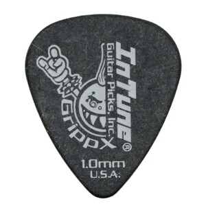 In Tune Guitar Picks DGP1-B100 GrippX-Xb 1.00mm Black ギターピック×12枚