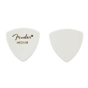 ギターピック 12枚 セット フェンダー ミディアム 346 Shape Classic Celluloid Picks Medium White Fender