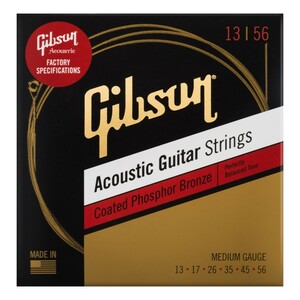 ギブソン GIBSON SAG-CPB13 Coated Phosphor Bronze Medium アコースティックギター弦×3セット