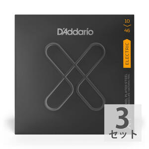 ダダリオ D'Addario XTE1046 XT Nickel Regular Light コーティングエレキギター弦 10-46×3セット