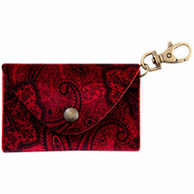 RightOn! STRAPS BIG PICK POUCH PAISLEY Red マルチポーチ_画像1