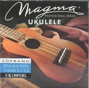 MAGMA STRINGS UK100NBL Color Nylon/Blue soprano for ukulele string 