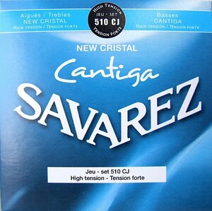 サバレス 弦 SAVAREZ 510CJ NEW CRISTAL Cantiga ×3SET HIGH TENSION SET クラシックギター弦 ニュークリスタル カンティーガ