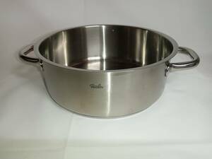 Fissler フィスラー 両手鍋 ステンレス 18-10 直径24cm ドイツ製