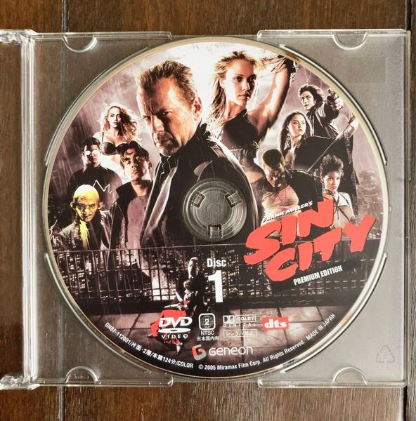 シン・シティ プレミアム・エディション本編・特典DVD ディスクのみ