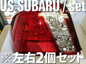 ◆US SUBARUスバル北米純正テールランプ左右セット/2008～2014インプレッサセダンGE/WRX STi-GVB,GVF/USDM◆