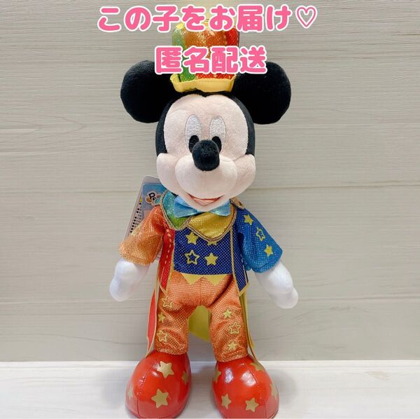 TDR ディズニー 40周年 ミッキー ポージープラッシー ぬいぐるみ タグ付き
