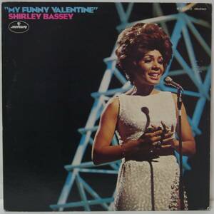 中古LPレコード簡易洗浄済み：SHIRLEY BASSEY(シャーリーバッシー) / MY FUNNY VALENTINE(マイファニーヴァレンタイン スタンダードを唄う)